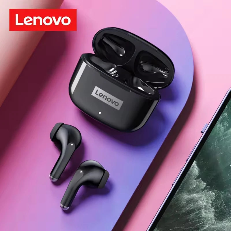 Căști Bluetooth Lenovo LP40 Pro TWS — Bluetooth 5.3, Conectare Rapidă, Design Ergonomic