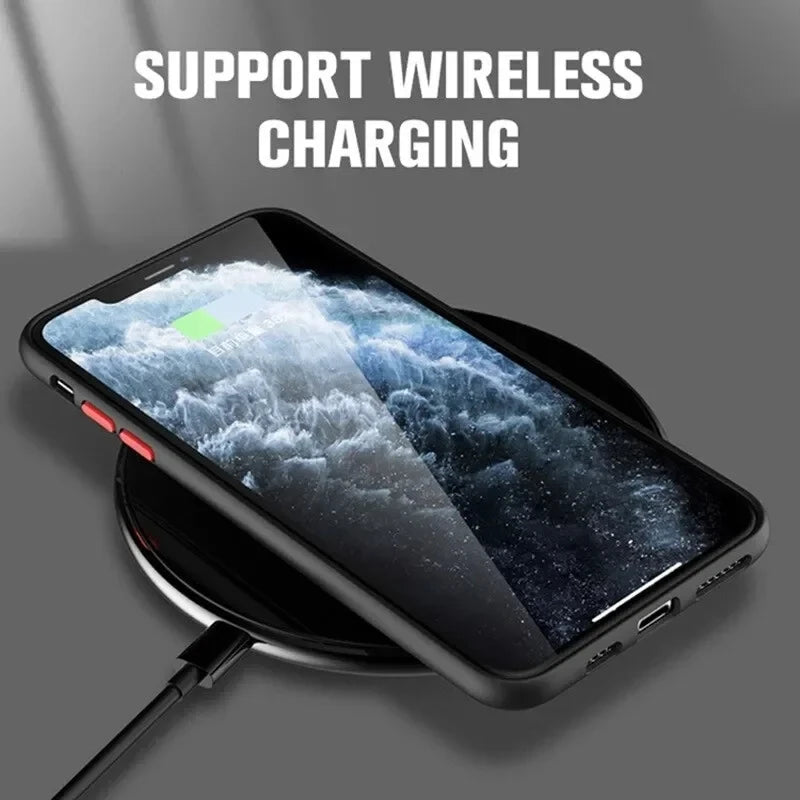 Husă Magnetică Matte Armor — MagSafe Compatible iPhone 11–16