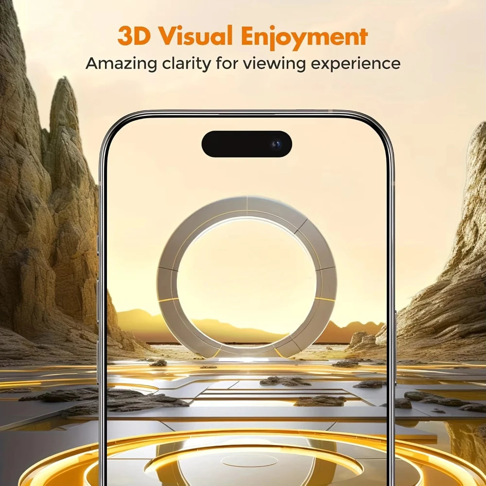Folie Privacy iPhone 8K Anti-Spy — iPhone 11-17, Instalare Automată
