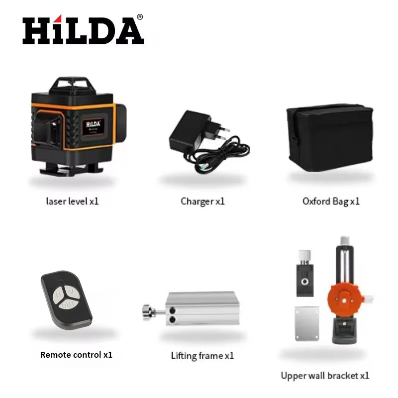 16/12 Lines Laser Level Green Line Selfleveling 360 Horizontal and Vertical Super Powerful Laser Level Green Beam