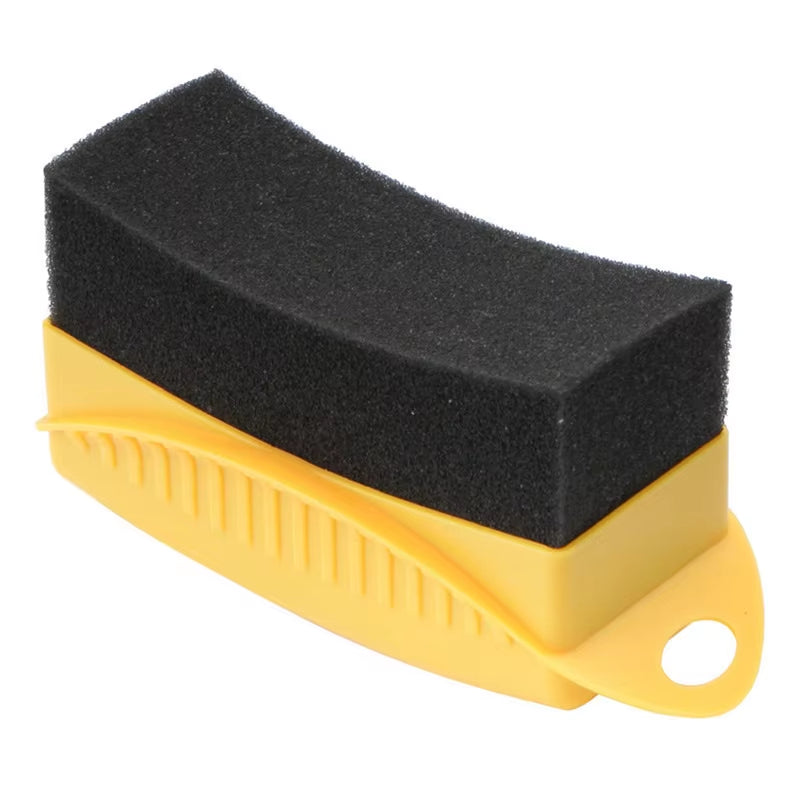 Car Wheel Polishing Waxing Sponge Brush ABS Plastics Washing Cleaning Tire Contour Dressing Applicator Pads Detail Accessories