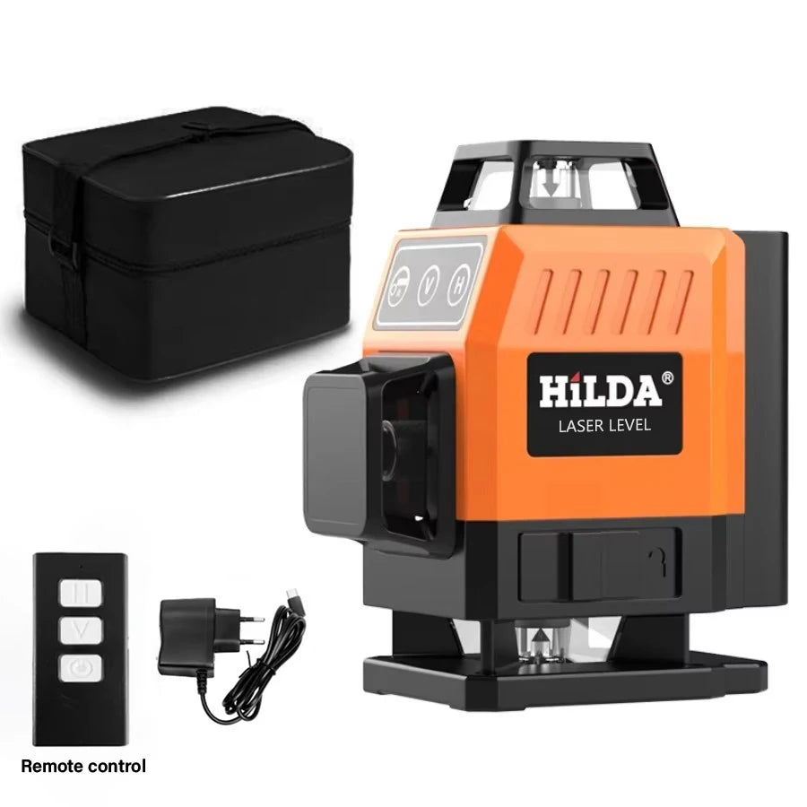16/12 Lines Laser Level Green Line Selfleveling 360 Horizontal and Vertical Super Powerful Laser Level Green Beam