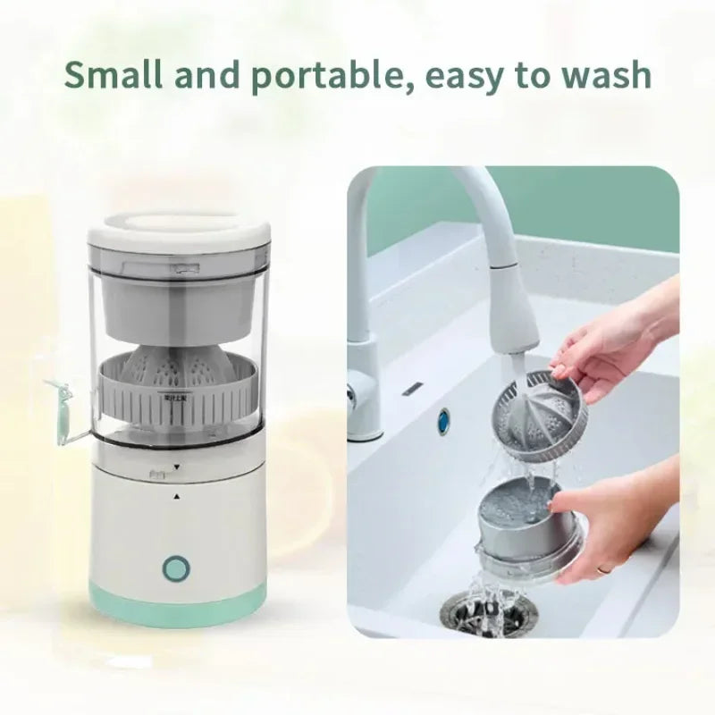 Storcator Electric Portabil USB — Portocale, Lămâie & Fructe, Mini Travel Juicer