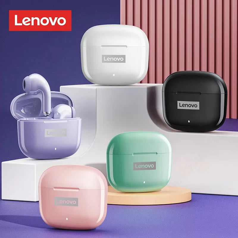 Căști Bluetooth Lenovo LP40 Pro TWS — Bluetooth 5.3, Conectare Rapidă, Design Ergonomic