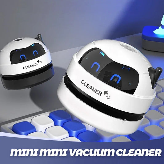Aspirator Mini Desktop Reîncărcabil — Tastatură, Birou & Mașină, Portabil