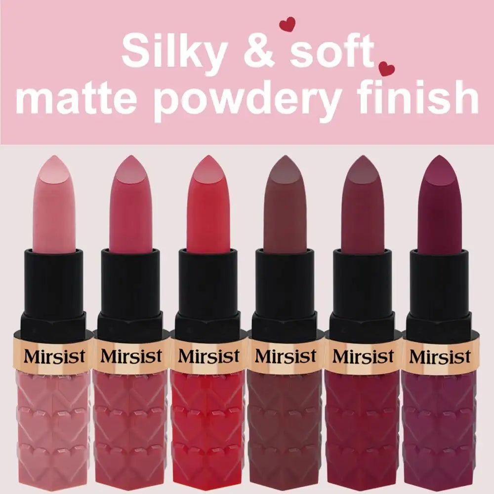 Ruj Velvet Matte Waterproof — Non-Transfer, Pigment Intens, Nude & Berry
