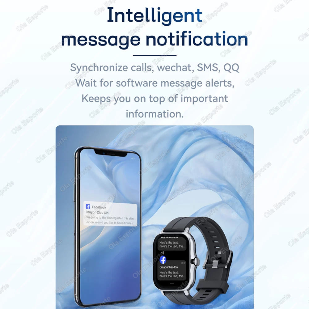 Smartwatch 1.83" HD — Apeluri Bluetooth, Monitor Cardiac & Oxigen