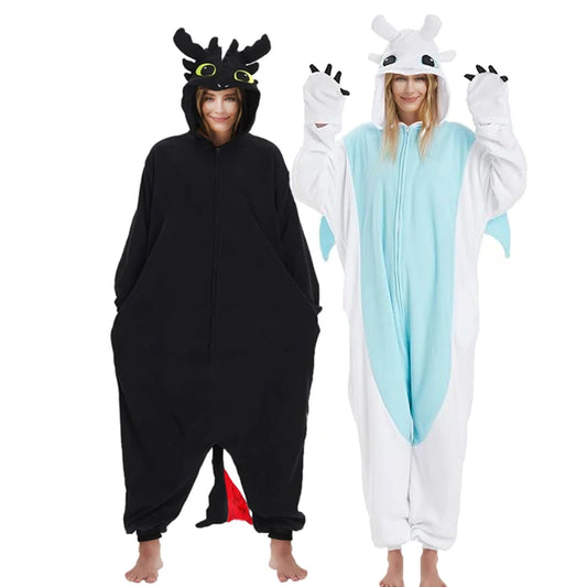 Pijama Kigurumi Vacă Adult — One Piece, Cosplay Halloween & Petreceri