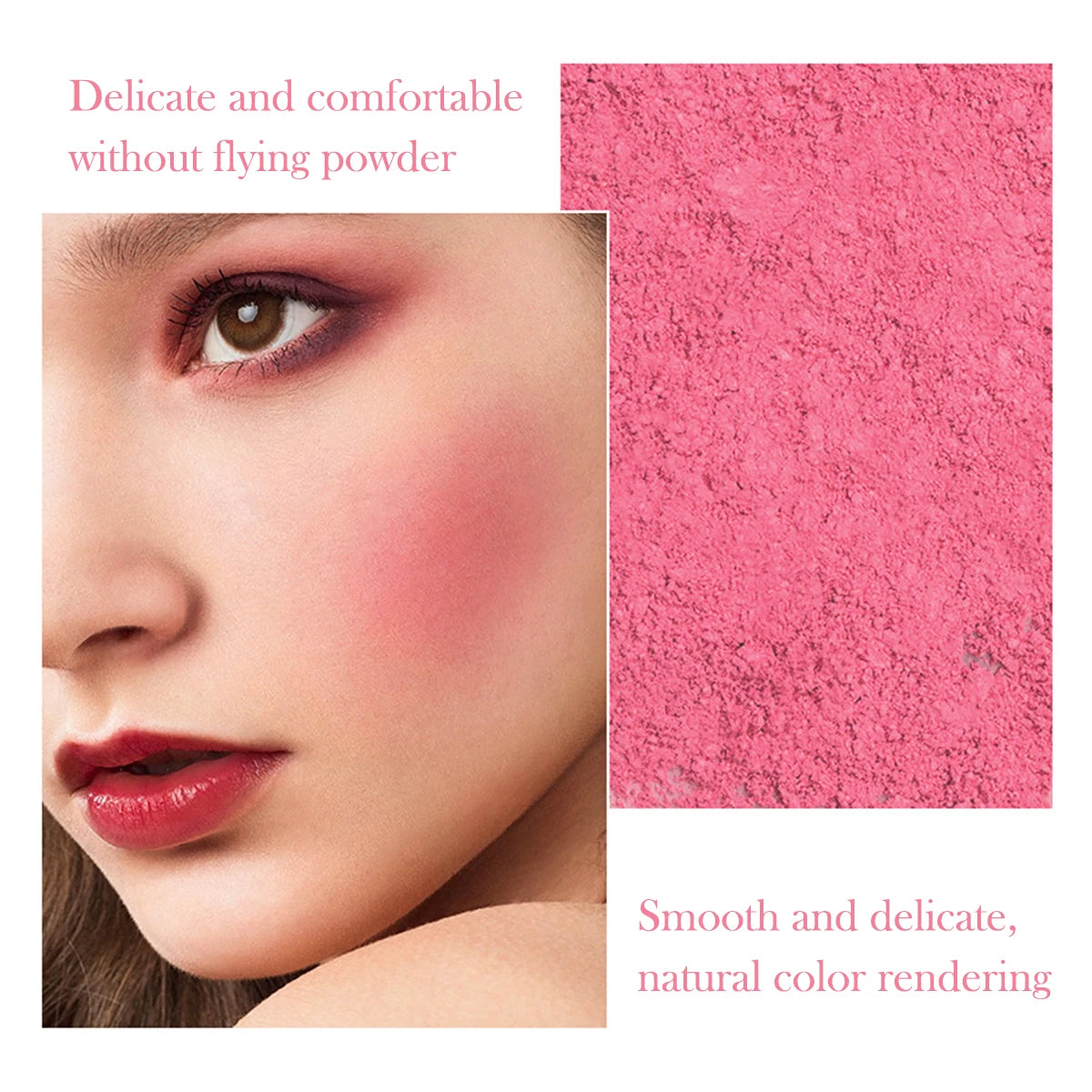 Blush Matte & Shimmer HISYI — Culori Naturale, Pure Desire Monochrome