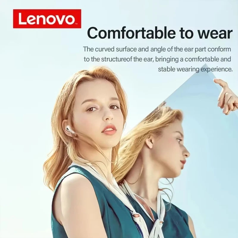 Căști Bluetooth Lenovo LP40 Pro TWS — Bluetooth 5.3, Conectare Rapidă, Design Ergonomic