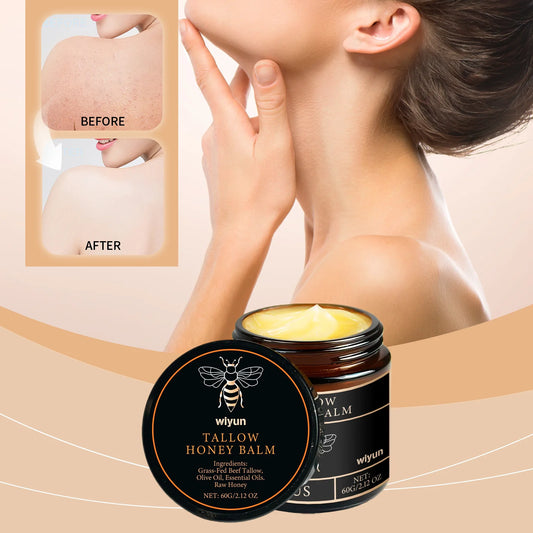 Cremă Hidratantă cu Tallow & Miere — Elasticitate, Strălucire & Reparare