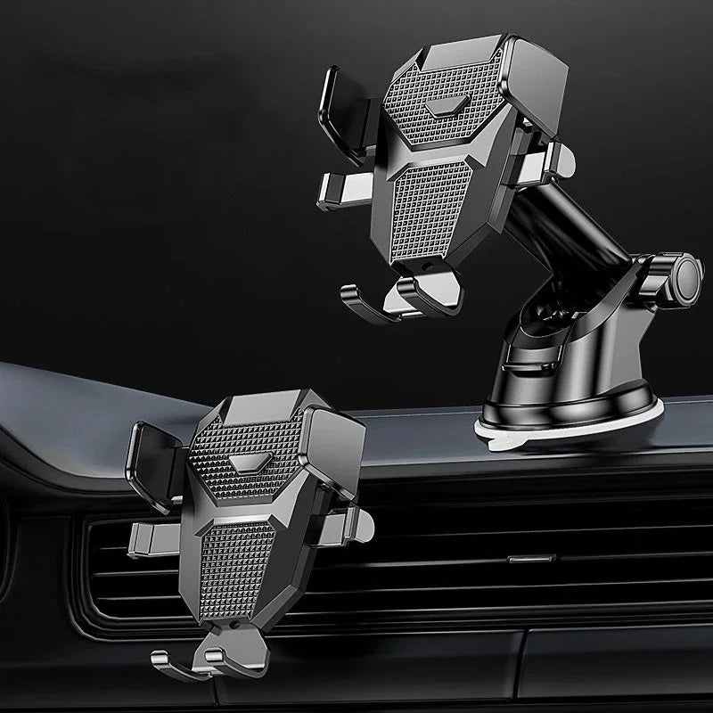 Suport Auto Universal pentru Telefon — Ventuza & Grila Ventilație