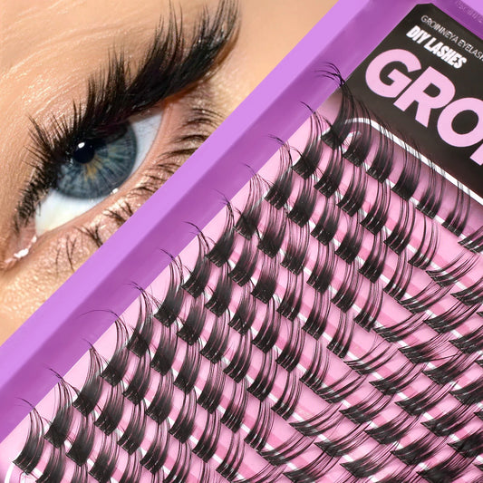 Gene False Cluster DIY — Natural Wispy, C-Curl, Extensii Gene GROINNEYA