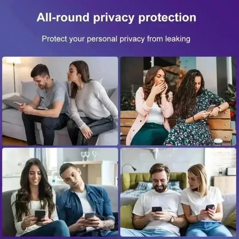 Folie Privacy Anti-Spy iPhone — Dust-Free, iPhone 11-16E Pro Max Plus Mini