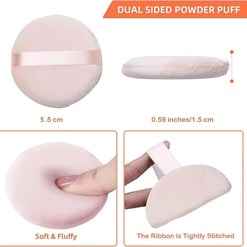 Burete Machiaj Velvet Dublu-Față Set 5/10 Bucăți — Concealer Wet & Dry