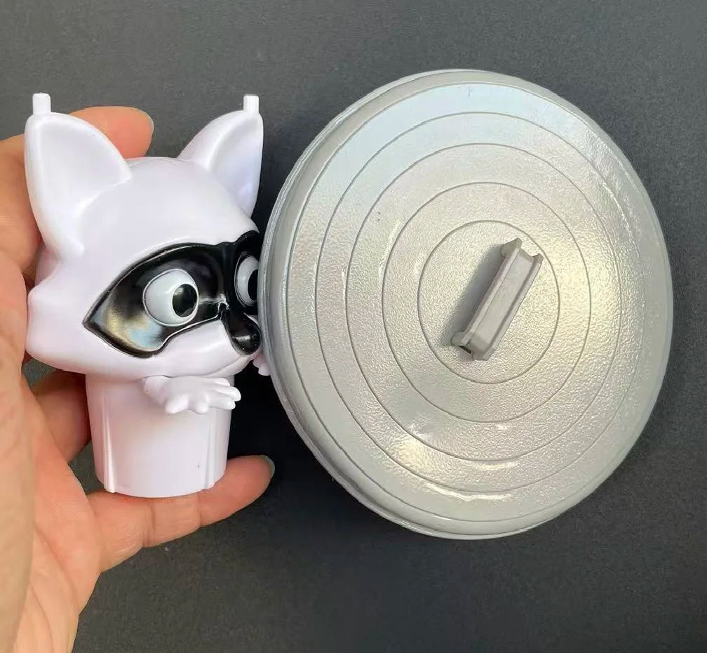 Suport Hârtie Igienică Amuzant — Design Raccoon, Urs, Oaie — Decor Baie Unic