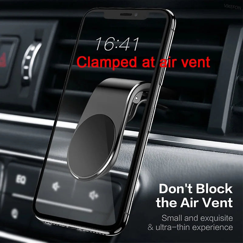 Suport Auto Magnetic pentru Telefon — Prindere Grila Ventilație