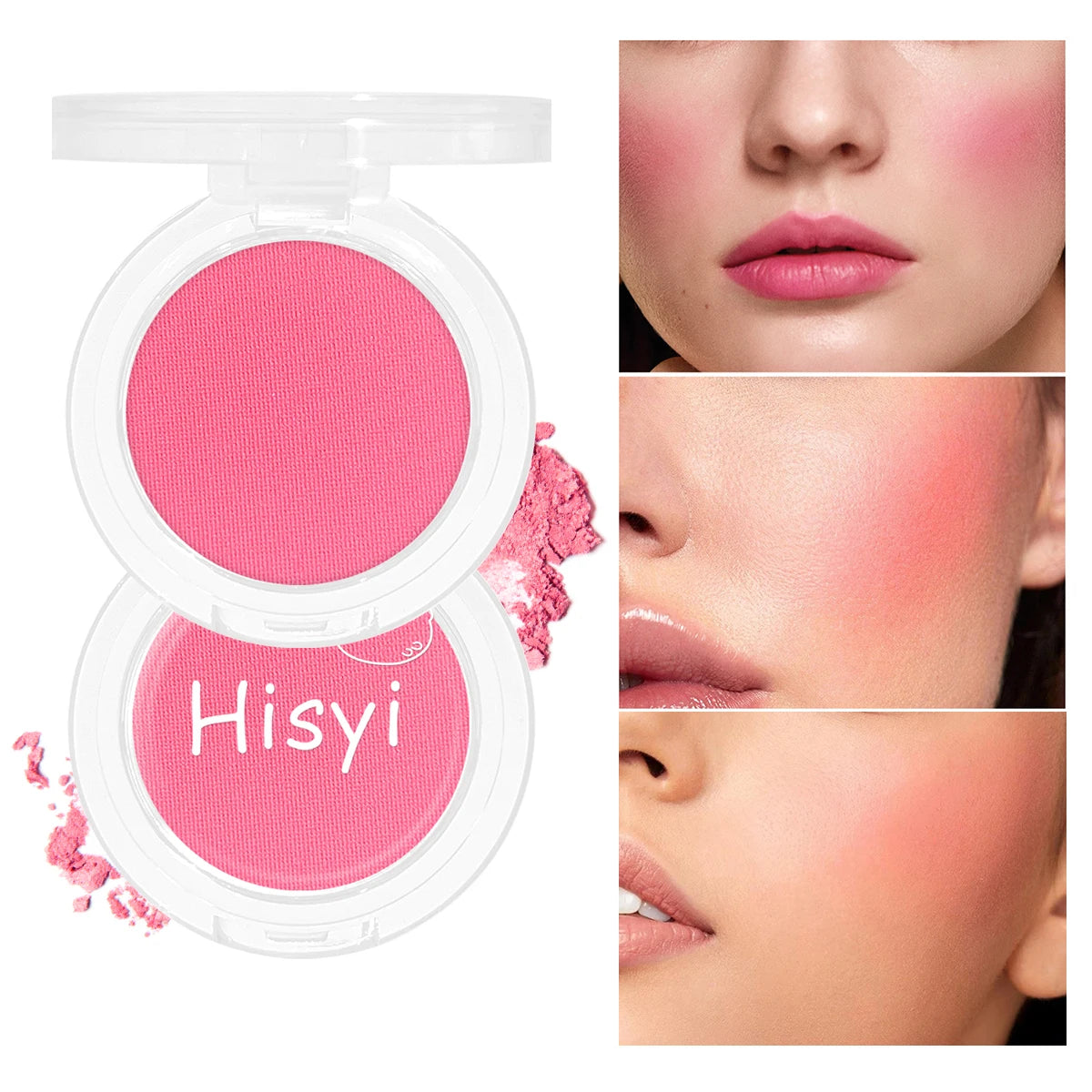 Blush Matte & Shimmer HISYI — Culori Naturale, Pure Desire Monochrome