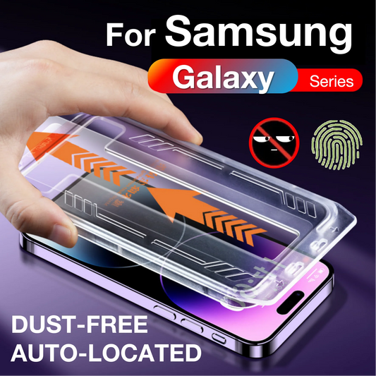 Folie Sticlă Securizată Samsung Galaxy S22 S23 S24 S25 — Kit Instalare Inclus