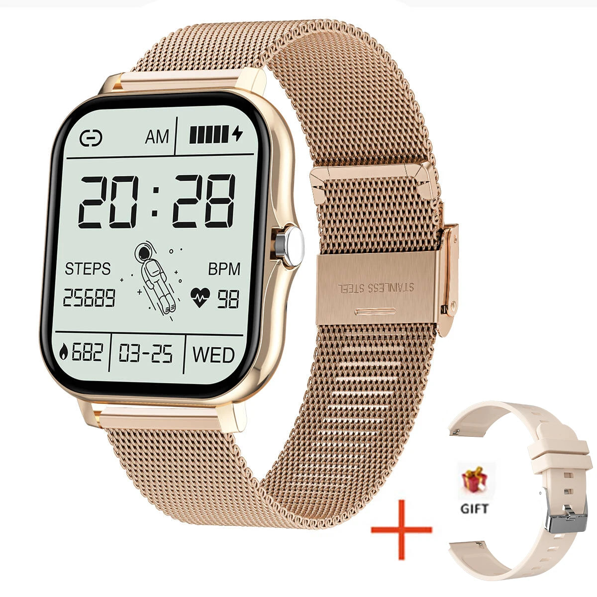 Smartwatch LIGE Sport — Apeluri Bluetooth, Monitor Cardiac & IP67