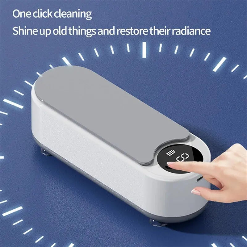 Aparat Curățare Ultrasonic 450ml — Bijuterii, Ochelari, Pensule Machiaj