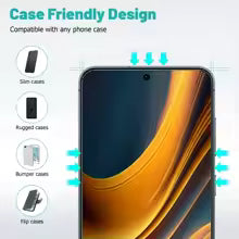 Folie Sticlă Securizată Samsung Galaxy M11 M12 M13 M14 M15 M16 M17 M20 M21 M31 M32 M33 5G — Set 2 Bucăți
