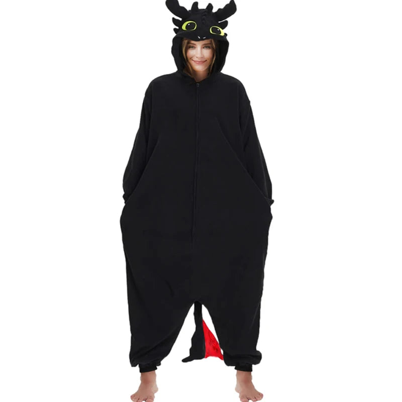 Pijama Kigurumi Vacă Adult — One Piece, Cosplay Halloween & Petreceri