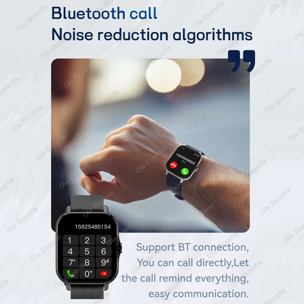 Smartwatch 1.83" HD — Apeluri Bluetooth, Monitor Cardiac & Oxigen