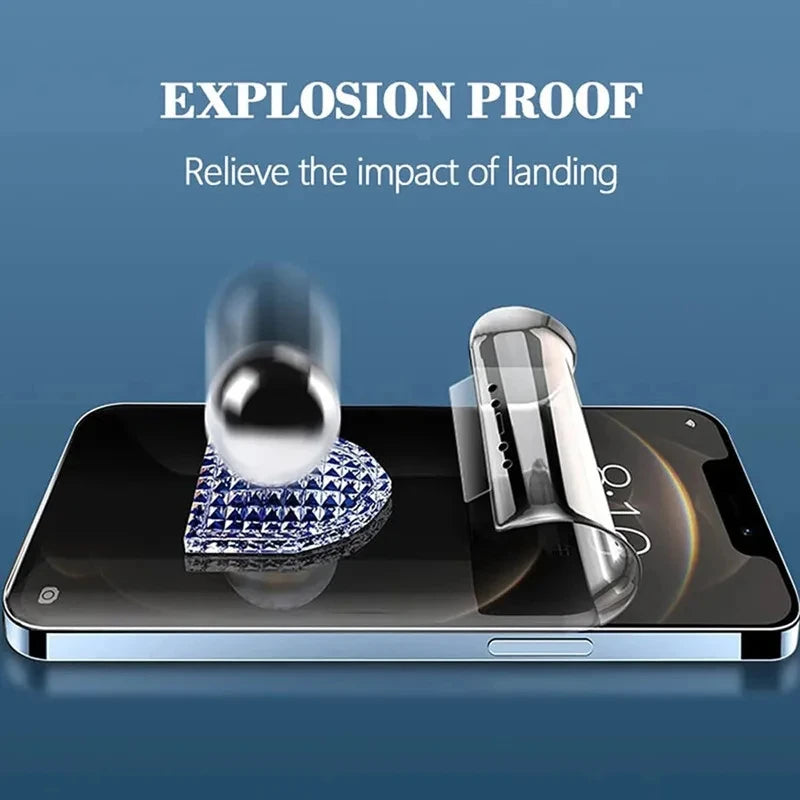 Folie Hydrogel Privacy Anti-Spy iPhone — 6 7 8 X XR XS 11 12 13 14 15 16 Pro Max