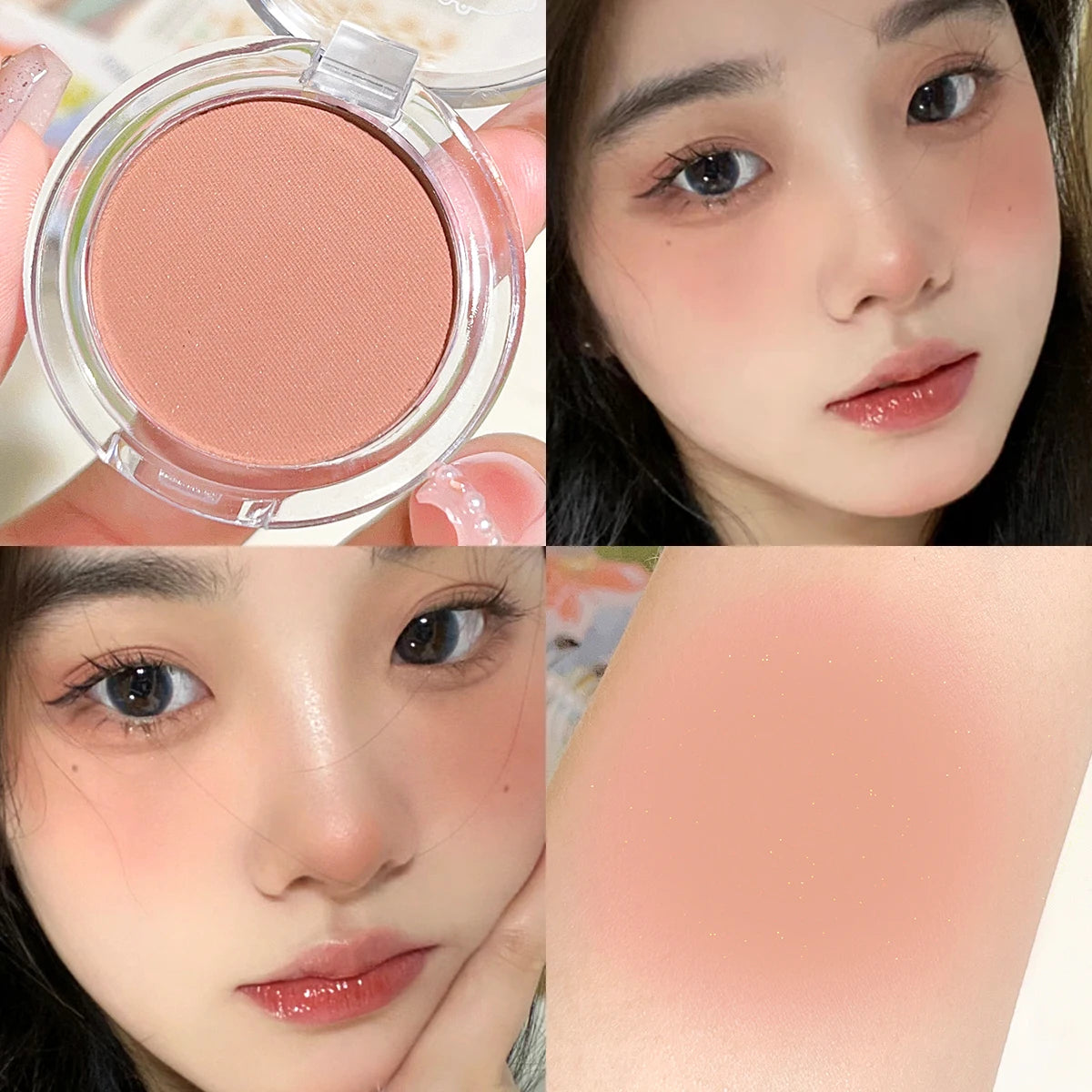 Blush Matte & Shimmer HISYI — Culori Naturale, Pure Desire Monochrome