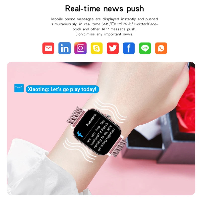Smartwatch LIGE Sport — Apeluri Bluetooth, Monitor Cardiac & IP67