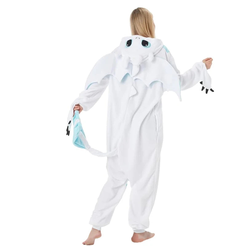 Pijama Kigurumi Vacă Adult — One Piece, Cosplay Halloween & Petreceri