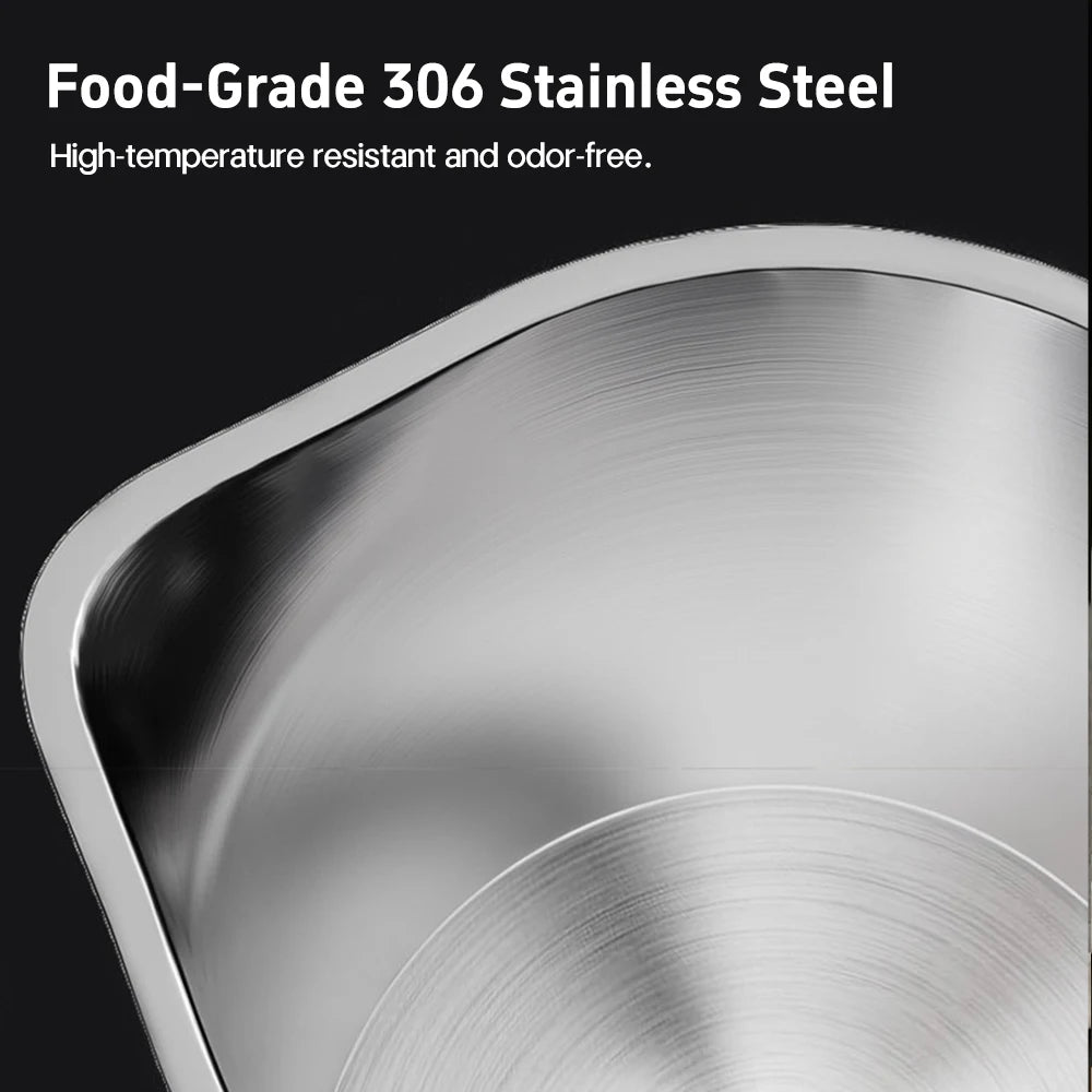 Fierbator Electric Portabil 0.5L 1000W — Inox, Ideal Călătorii și Hotel