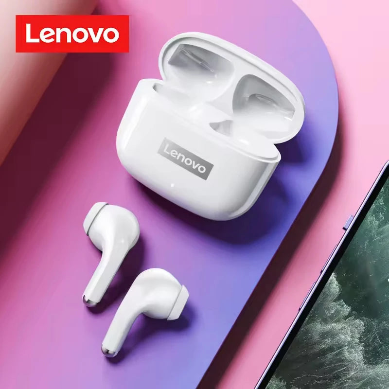 Căști Bluetooth Lenovo LP40 Pro TWS — Bluetooth 5.3, Conectare Rapidă, Design Ergonomic