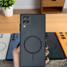 Husă Magnetică Anti-Șoc Samsung Galaxy A12 M12 F12 — Silicon & Spate Rigid, Colorată