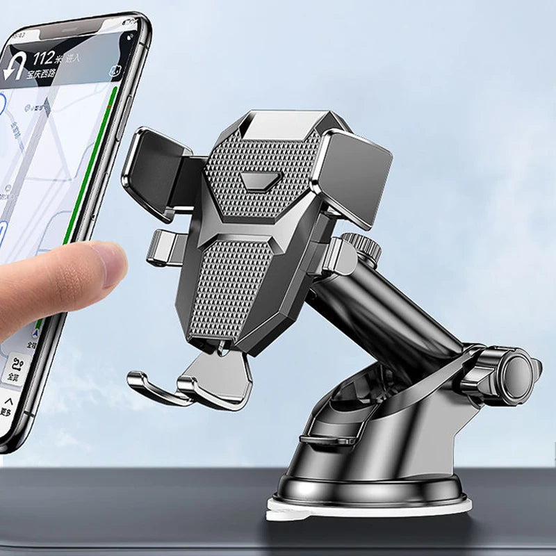 Suport Auto Universal pentru Telefon — Ventuza & Grila Ventilație
