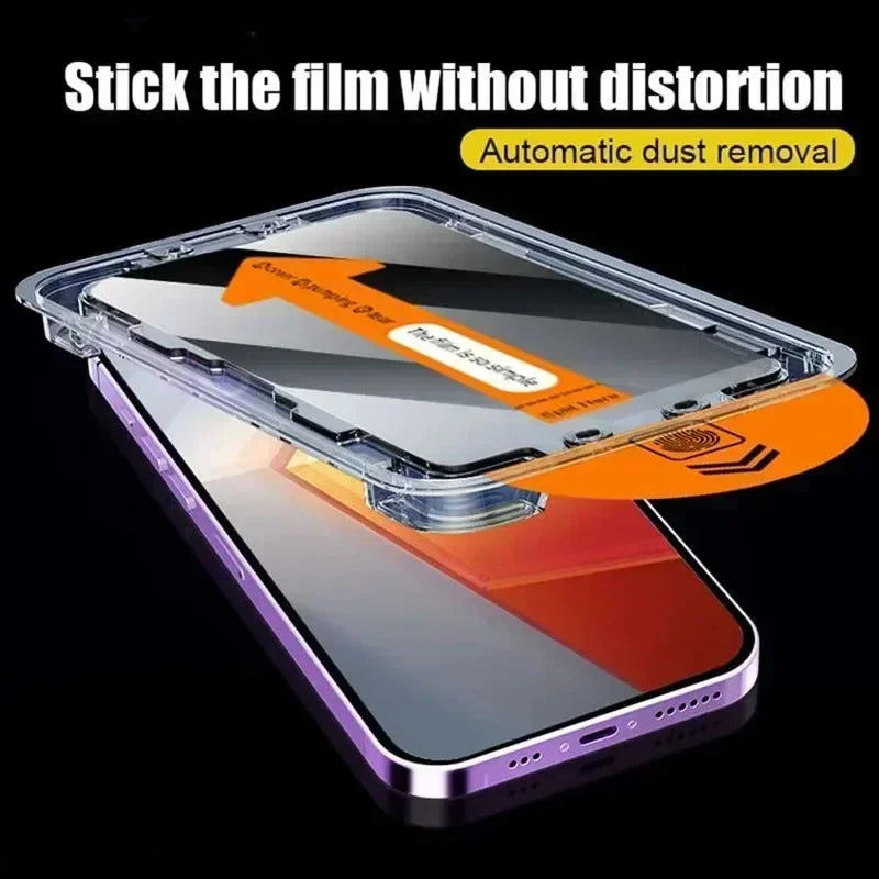 Folie Privacy Anti-Spy iPhone — Dust-Free, iPhone 11-16E Pro Max Plus Mini