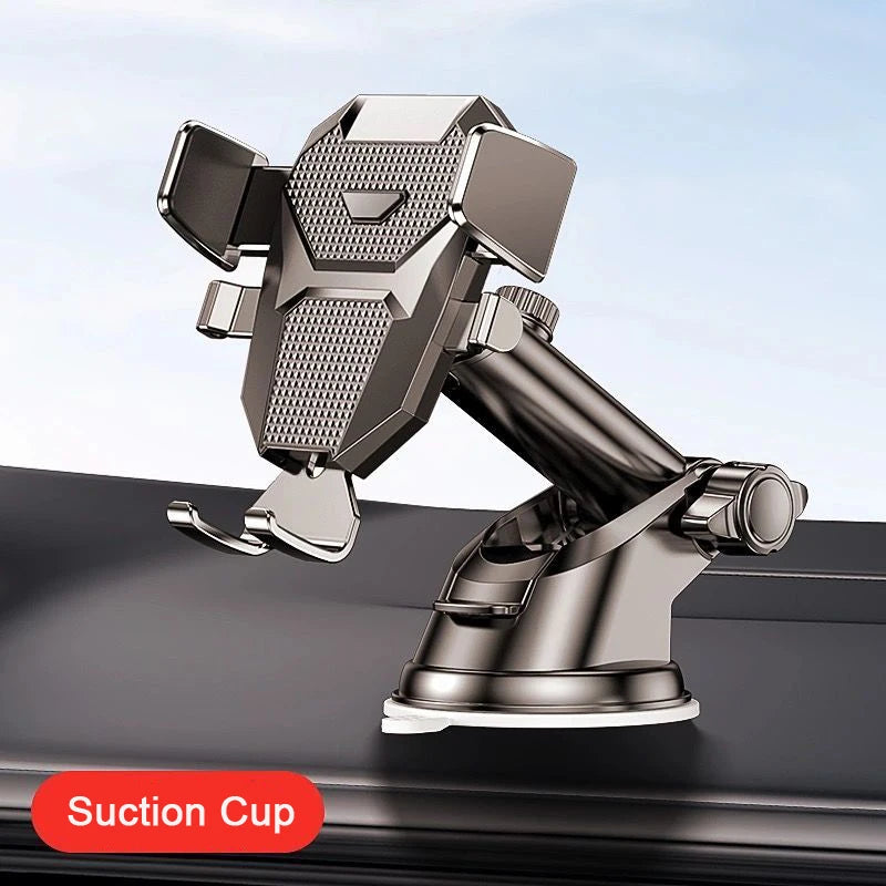 Suport Auto Universal pentru Telefon — Ventuza & Grila Ventilație
