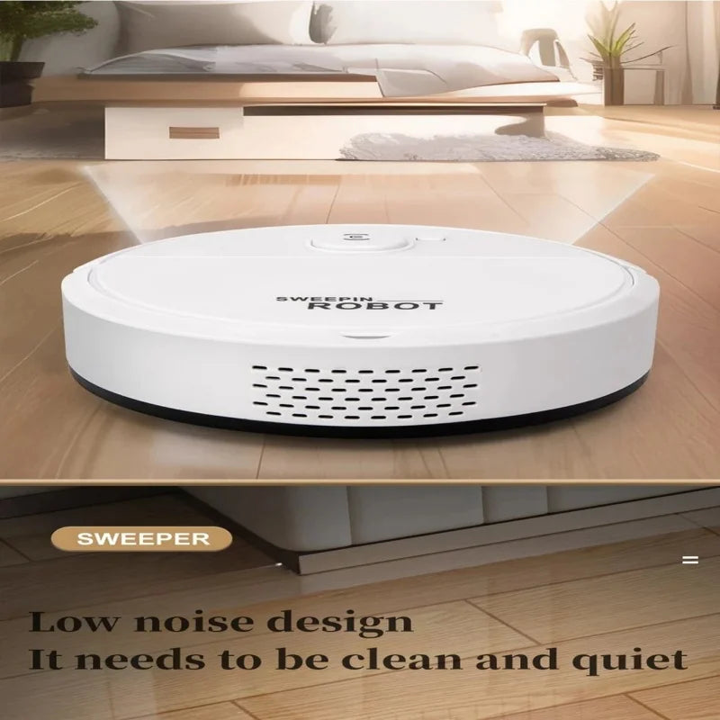 Robot Aspirator Smart 2026 cu Mop — Aspirație Puternică, Păr Animale, Reîncărcabil
