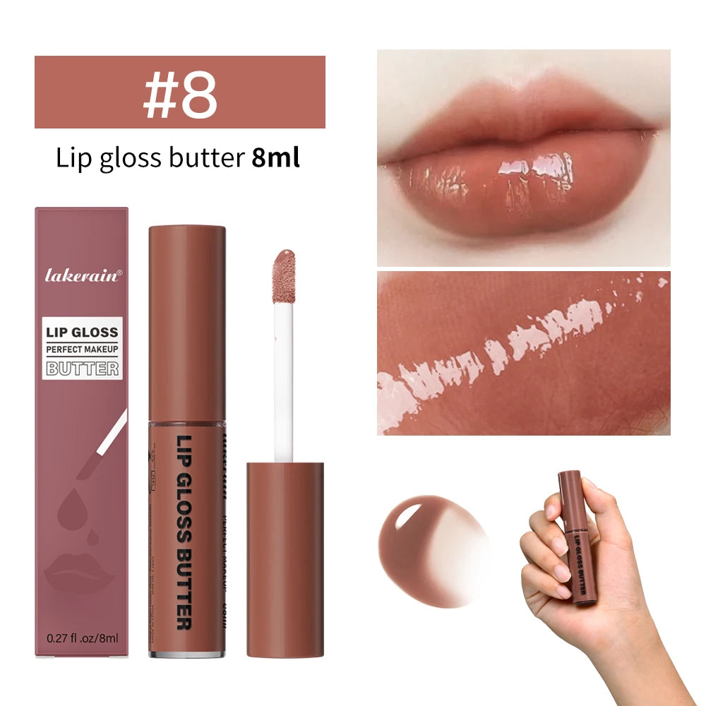 Lip Gloss Butter Mirror 8ml — Hidratant, Culoare Intensă, Longwear