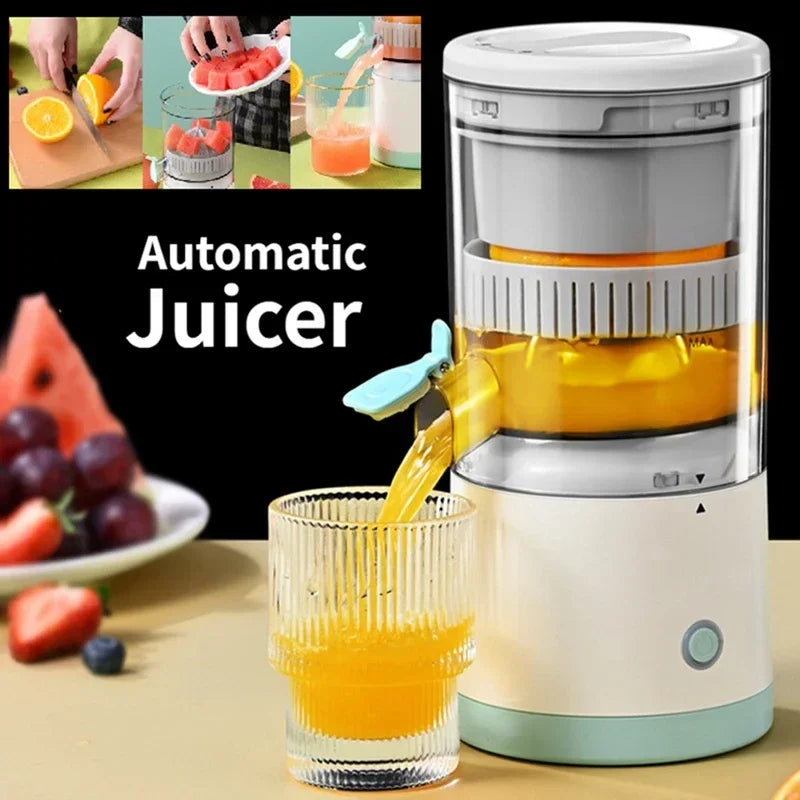Storcator Electric Portabil USB — Portocale, Lămâie & Fructe, Mini Travel Juicer
