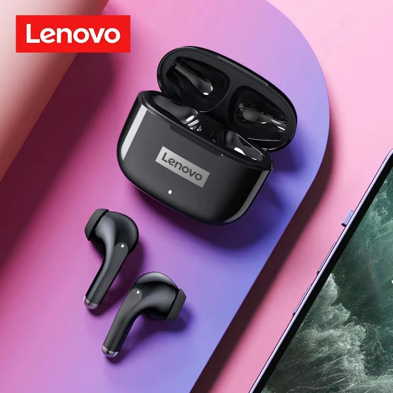 Căști Bluetooth Lenovo LP40 Pro TWS — Bluetooth 5.3, Conectare Rapidă, Design Ergonomic