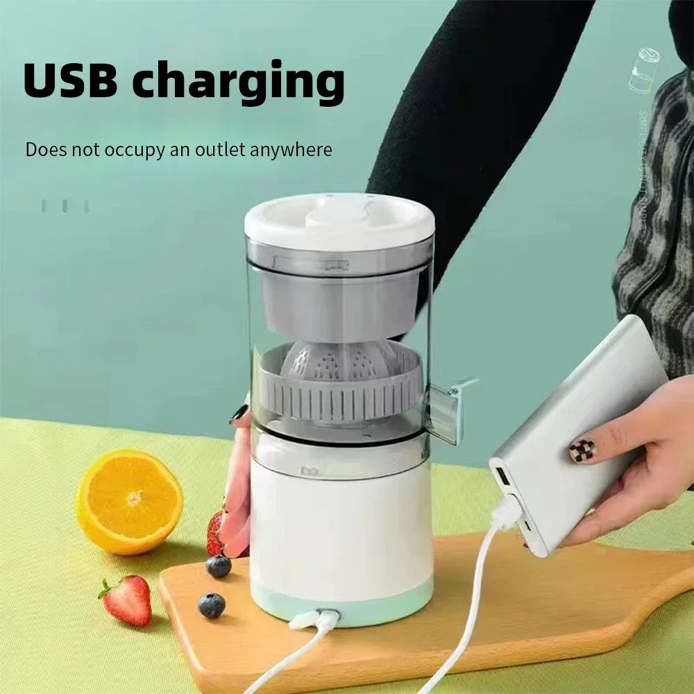 Storcator Electric Portabil USB — Portocale, Lămâie & Fructe, Mini Travel Juicer