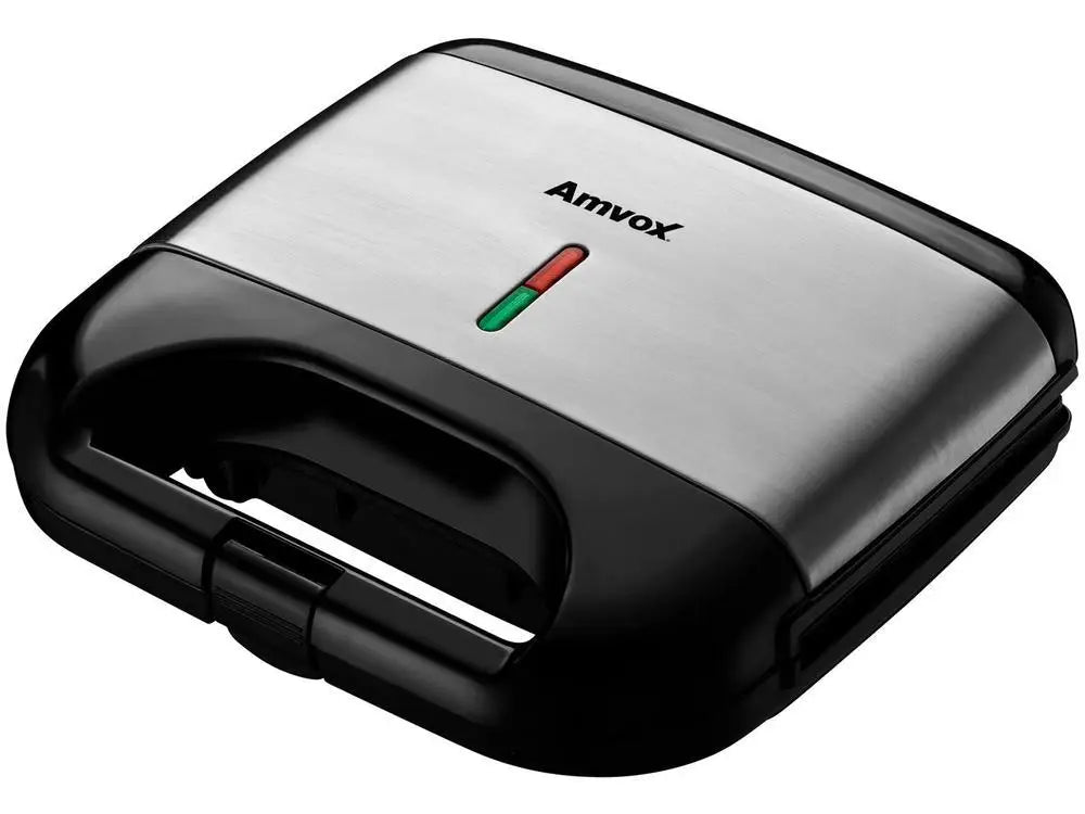 Sandwich Maker Electric Amvox 750W — Sandwișuri Calde în 3 Minute, 220V