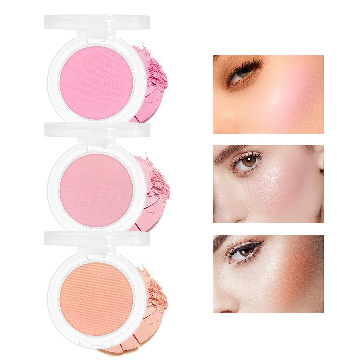 Blush Matte & Shimmer HISYI — Culori Naturale, Pure Desire Monochrome