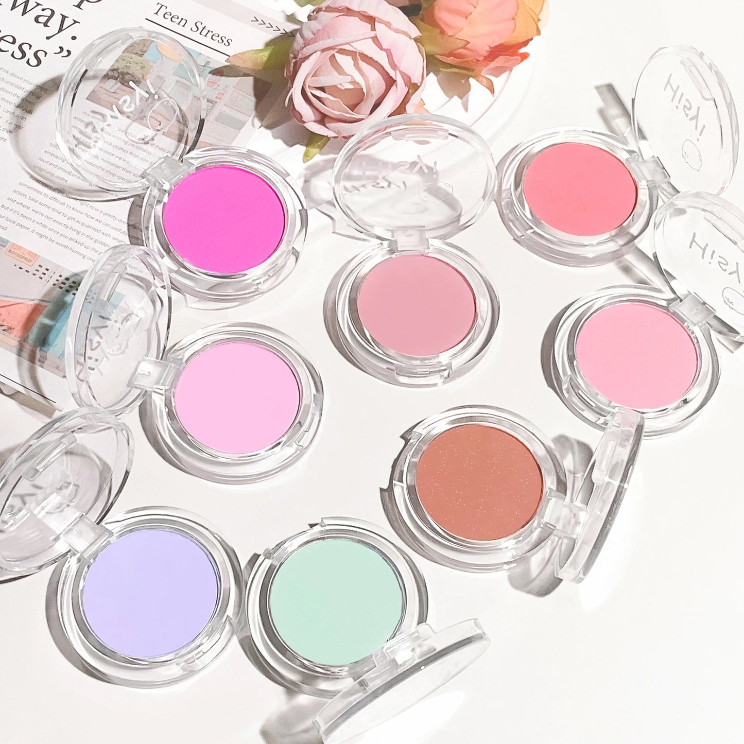 Blush Matte & Shimmer HISYI — Culori Naturale, Pure Desire Monochrome