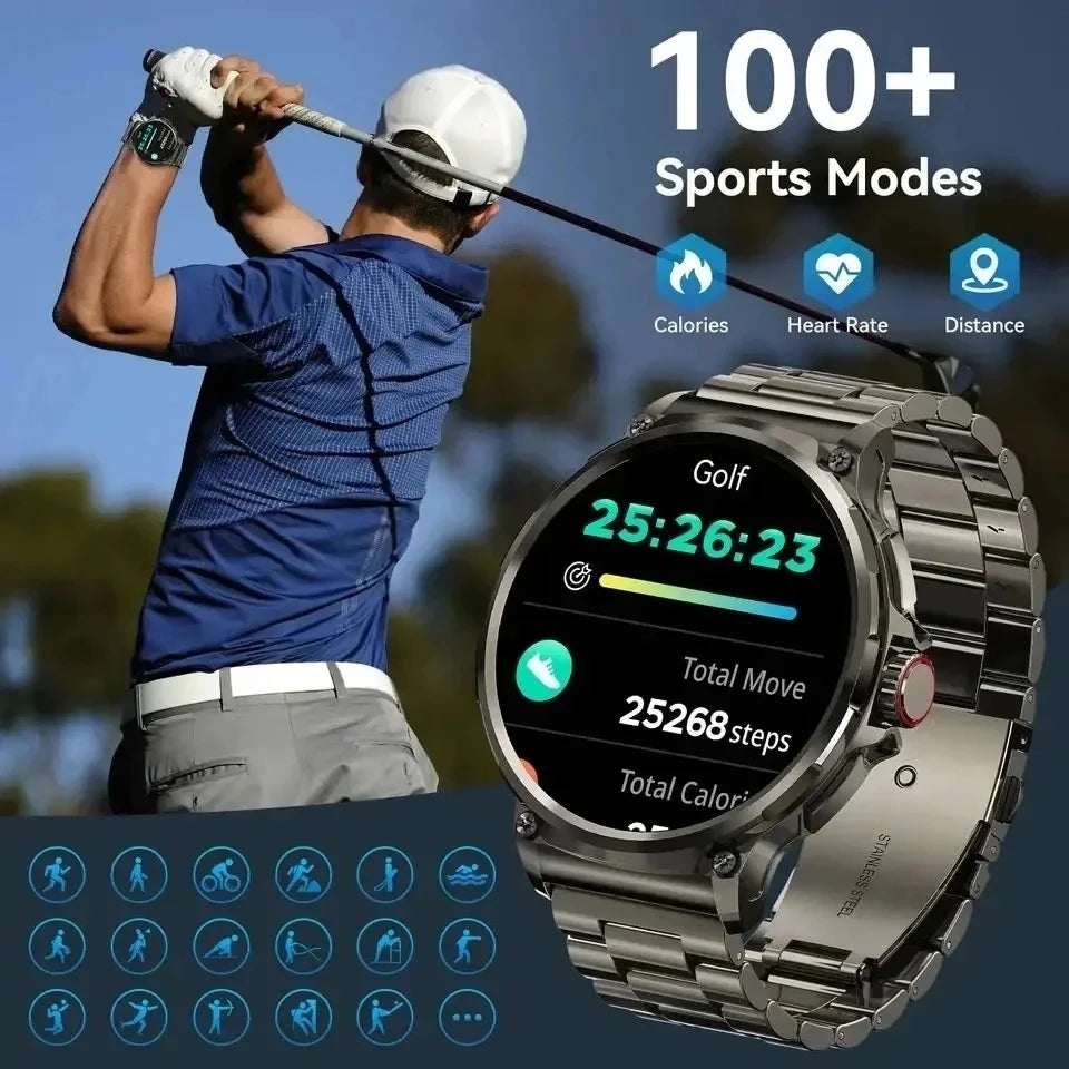 Smartwatch V69 Ultra AMOLED 1.85" — GPS, Baterie 710mAh, Apeluri BT