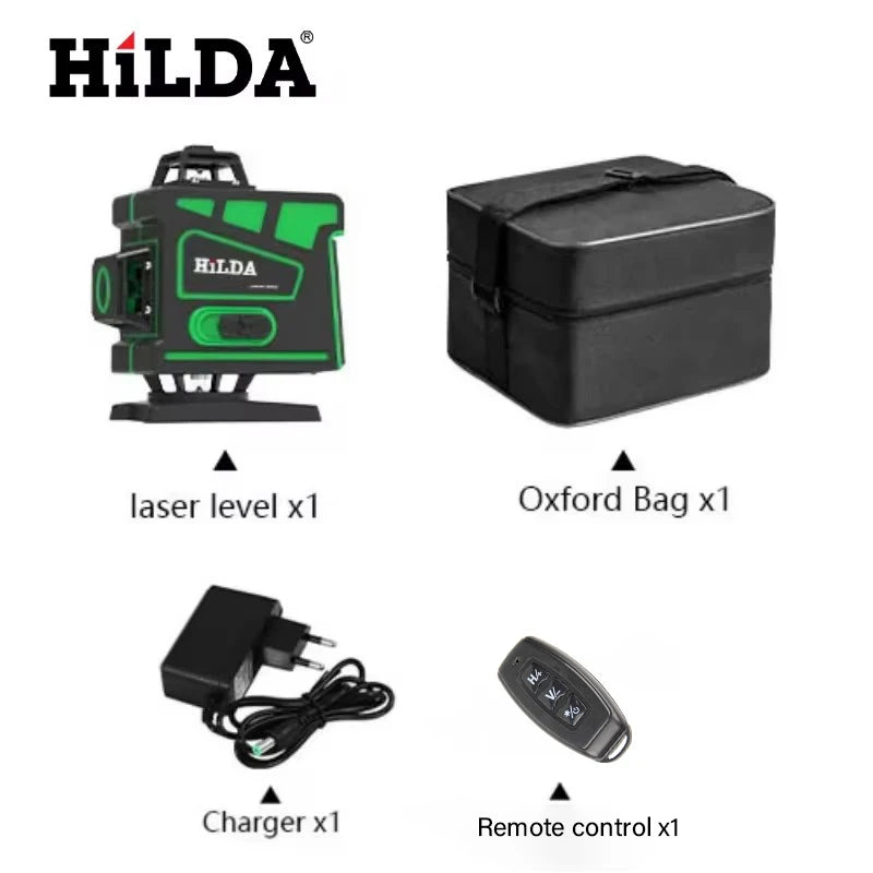 16/12 Lines Laser Level Green Line Selfleveling 360 Horizontal and Vertical Super Powerful Laser Level Green Beam
